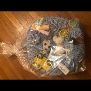 Boy crocheted wreath